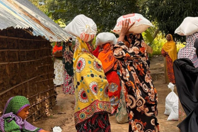 Afrika’da Gıda Dağıtımı yapan Help Yetim, yetimleri sevindirdi