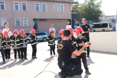 BAŞKAN FAZLACA, MİNİK İTFAİYECİLERLE BİRLİKTE ‘İTFAİYECİLER HAFTASINI’ KUTLADI